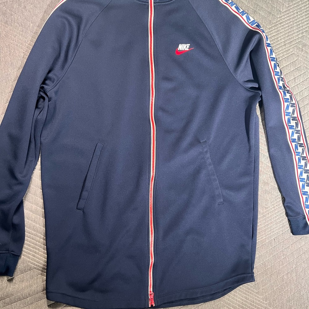 Nike Red and Navy Athletic Jacket